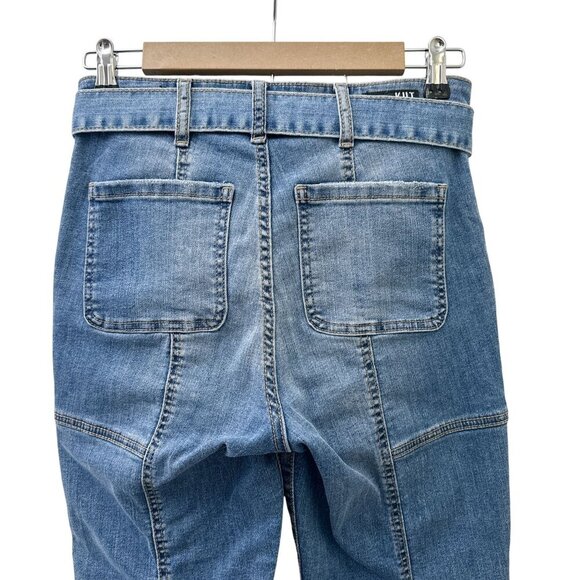 Kut From The Kloth Reese High-Rise Ankle Straight Leg Tie Belt Jeans Women Sz.00 - Picture 13 of 14